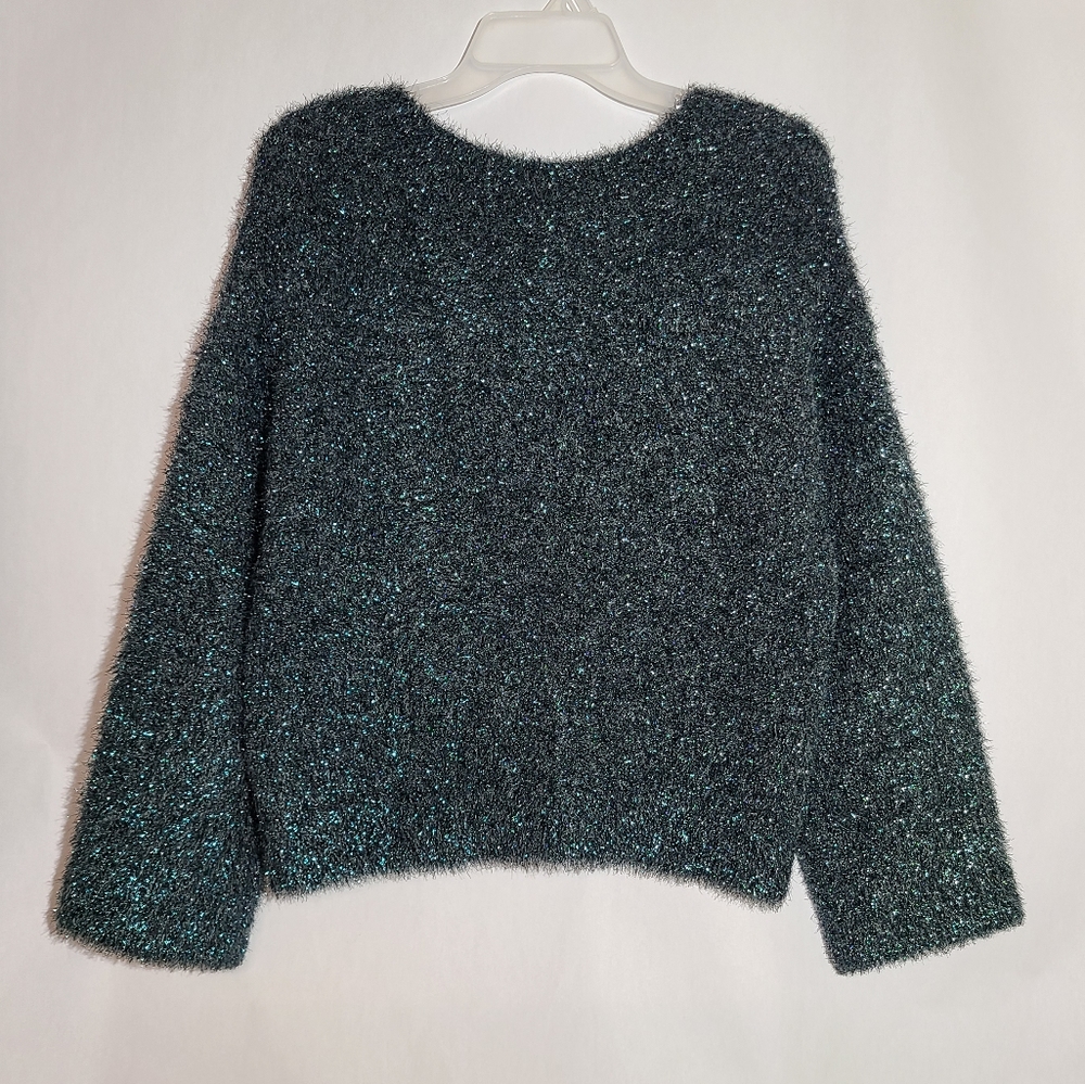 Vince metallic boxy knit sweater - Picture 8 of 12